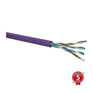 Solarix SXKD-5E-UTP-LSOH UTP, Cat5E, drát, LSOH, box, 100m vyobraziť