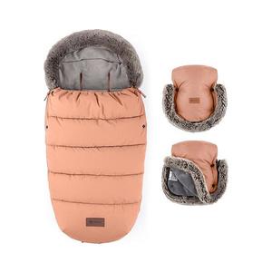 Petite&Mars Set zimný Comfy 4v1 Furry Pastel Peach vyobraziť