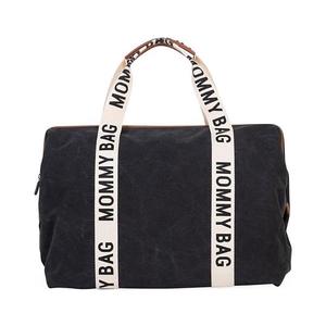 Childhome taška Mommy Bag Canvas Black vyobraziť