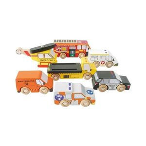 Le Toy Van Set záchranných autíčok s vrtuľníkom vyobraziť