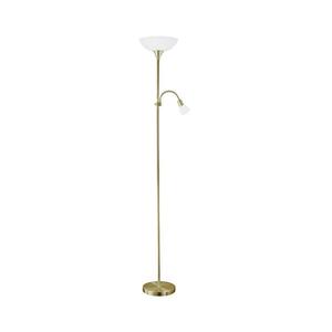 EGLO 82844 - Stojacia lampa UP 2 1xE27/60W + 1xE14/25W mosadz 82844 vyobraziť