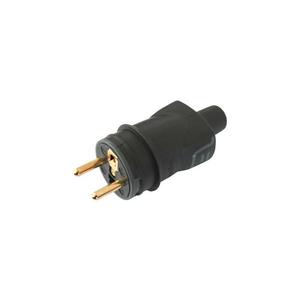 Legrand 50445 - Vidlica gumová 2P+T 16A/250V IP44 čierna 50445 vyobraziť