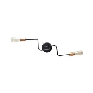 Prisadený luster TUBE 2xE27/15W/230V čierna P-1924/2 BK+BR vyobraziť