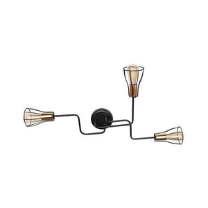 Prisadený luster TUBE II 3xE27/15W/230V čierna P-1924/3K BK+BR vyobraziť