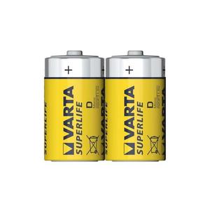 Varta 2020 - 2 ks Zinkouhlíková batéria SUPERLIFE D 1, 5V 2020101302 vyobraziť