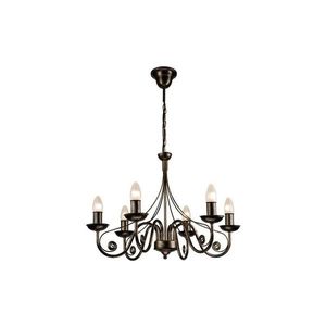 Luster na reťazi DONATO 6xE14/40W/230V LM 6.29 CZARN vyobraziť