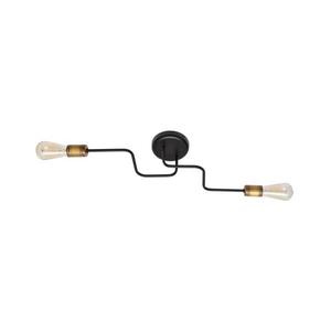 Prisadený luster TUBE 2xE27/15W/230V P-1924/2 BK+AB vyobraziť