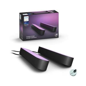 Philips - SADA 2x LED RGB Stmievateľná stolná lampa Hue PLAY DPACK WACA 6W/230V 78202/30/E7 vyobraziť