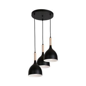Luster na lanku NOAK WOOD 3xE27/15W/230V čierna/buk 1192 vyobraziť