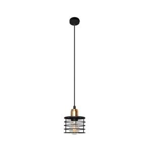 Luster na lanku EDISON 1xE27/60W/230V W-KM 1366/1 BK+BR vyobraziť