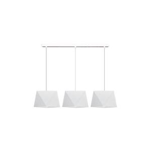 Luster na lanku DIAMENT 3xE27/60W/230V biela 0307 vyobraziť