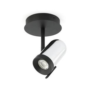 FARO Barcelona Faro 43531 - Bodové svietidlo ORLEANS 1xGU10/8W/230V strieborná/čierna 43531 vyobraziť