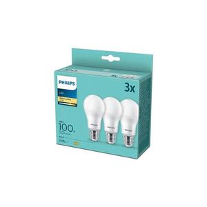 SADA 3x LED Žiarovka Philips A60 E27/13W/230V 2700K 8718699694920 vyobraziť