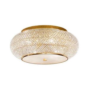 Ideal Lux - Krištáľové stropné svietidlo PASHA 10xE14/40W/230V pr. 55 cm zlatá 100791 vyobraziť