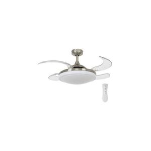 FANAWAY 212982- Stropný látor EVORA 2xE27/20W/230V chróm + diaľkové ovládanie 212982 vyobraziť