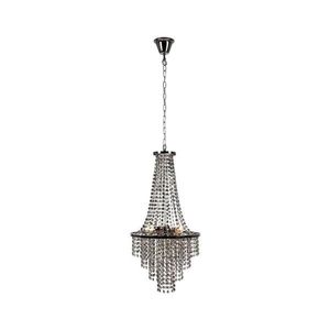 Markslöjd 108124 - Krištáľový luster na reťazi ALLINGTON 3xE14/25W/230V čierna 108124 vyobraziť