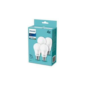 SADA 4x LED Žiarovka Philips A60 E27/10W/230V 4000K 8718699694968 vyobraziť