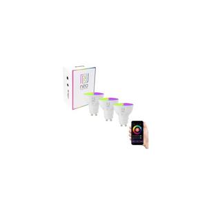 NEO 07724C - SADA 3x LED RGB+CCT Stm. žiarovka GU10/4, 8W/230V Wi-Fi Tuya 07724C vyobraziť