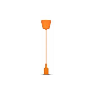 Luster na lanku 1xE27/60W/230V oranžová vyobraziť
