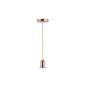 Lusteer na lanku 1xE27/60W/230V rosegold 3777 vyobraziť