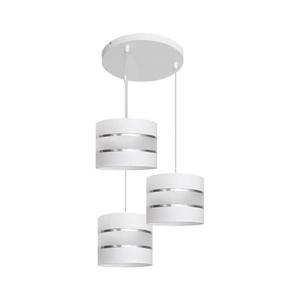Luster na lanku HELEN 3xE27/15W/230V biela W-KD 0801/3 WT+SL+MAT vyobraziť