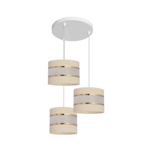 Luster na lanku HELEN 3xE27/15W/230V krémová W-KD 0801/3 EC+GO+MAT vyobraziť
