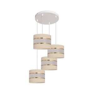 Luster na lanku HELEN 4xE27/15W/230V krémová W-KD 0801/4 EC+GO+MAT vyobraziť