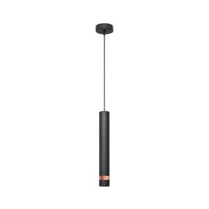 LED Luster na lanku TUBA 1xGU10/4, 8W/230V čierna/medená W-KM 1111/1 BK+RG+BK vyobraziť