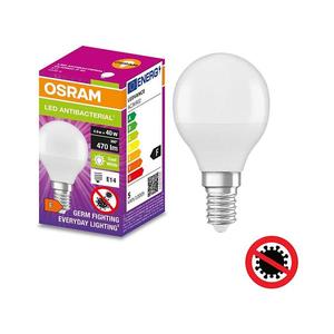 LED Antibakteriálna žiarovka P40 E14/4, 9W/230V 4000K - Osram 4058075561519 vyobraziť