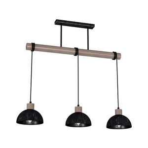 Luster na lanku ERIK 3xE27/60W/230V hnedá/čierna MLP7640 vyobraziť