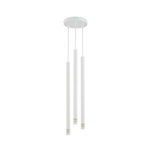 Luster na lanku STALACTITE LASER 3xG9/3W/230V biela 33255 vyobraziť