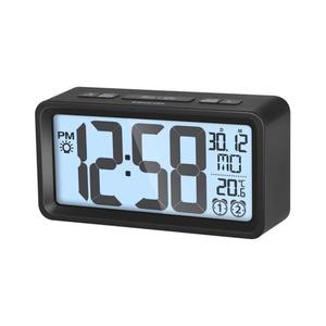 Sencor - Budík s LCD displejom a teplomerom 2xAAA čierna 35050544 vyobraziť