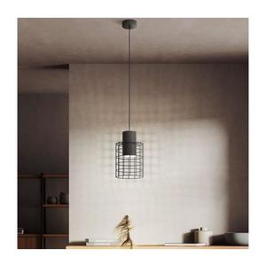 Eglo 43625 - Luster na lanku MILLIGAN 1xE27/40W/230V pr. 20 cm čierna 43625 vyobraziť