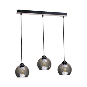 Keter Lighting Luster na lanku UNO WOOD 3xE27/60W/230V čierna/hnedá 1340/22 vyobraziť