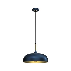 Luster na lanku LINCOLN 1xE27/60W/230V pr. 35 cm modrá MLP8033 vyobraziť