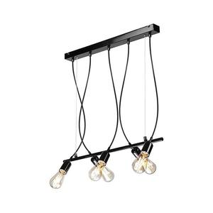 Luster na lanku TARO 5xE27/60W/230V čierna LM 5.145 vyobraziť