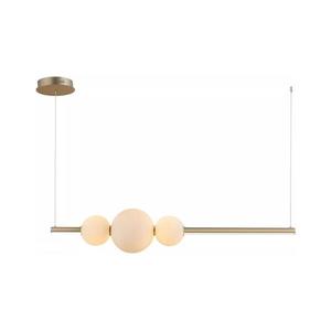 Azzardo - LED Stmievateľný luster na lanku SANDRA LED/48W/230V zlatá vyobraziť