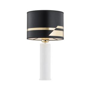 Argon 4232 - Stolná lampa ALMADA 1xE27/15W/230V čierna/biela/mosadz 4232 vyobraziť