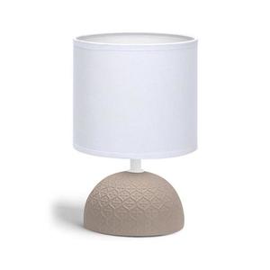 B.V. - Stolná lampa 1xE14/40W/230V hnedá/biela 130200PTU vyobraziť