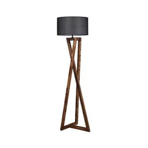 Stojacia lampa MACKA 1xE27/60W/230V čierna/hnedá 534LUN2159 vyobraziť