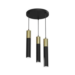 Luster na lanku CASSA 3xGU10/8W/230V čierna/zlatá 4146 vyobraziť