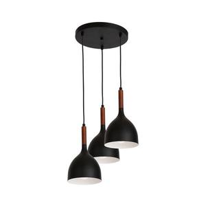 Luster na lanku NOAK WOOD 3xE27/15W/230V čierna/buk 1390 vyobraziť