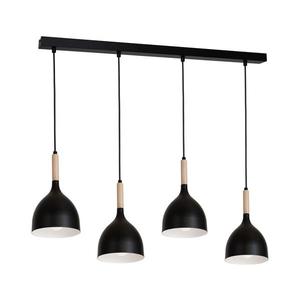 Luster na lanku NOAK WOOD 4xE27/60W/230V 1876 vyobraziť