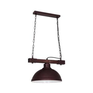 Luster na reťazi HAKON 1xE27/60W/230V tmavé drevo 9038 vyobraziť