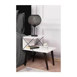 Nočný stolík CROSS 55x50 cm biela 854KLN3308 vyobraziť