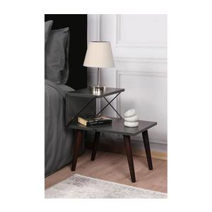 Nočný stolík CROSS 55x50 cm antracit 854KLN3305 vyobraziť