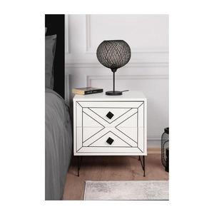 Nočný stolík LUNA 50x55 cm biela 854KLN3313 vyobraziť
