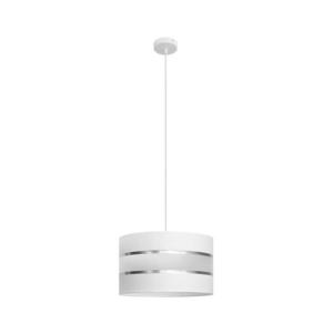 Luster na lanku HELEN 1xE27/15W/230V pr. 35 cm biela W-KM 0803/1 WT+SL+MAT vyobraziť