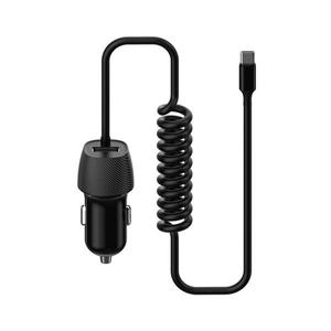 Nabíjačka do auta 1xUSB 5V/1A + USB-C konektor 150 cm čierna PLCRSC vyobraziť