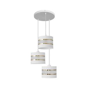Luster na lanku HELEN 3xE27/15W/230V biela/zlatá W-KD 0801/3 WT+GO+MAT vyobraziť